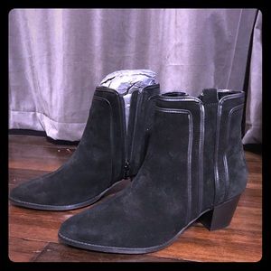 Matisse coconuts black suede  boots, new,  10